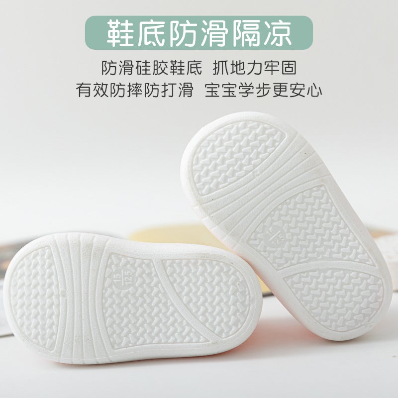 Factory Direct Sales Spring and Summer Thin Baby Toddler Shoes Non-Slip Soft Sole Breathable Mesh Shoes Boys and Girls Shoes - Image 5