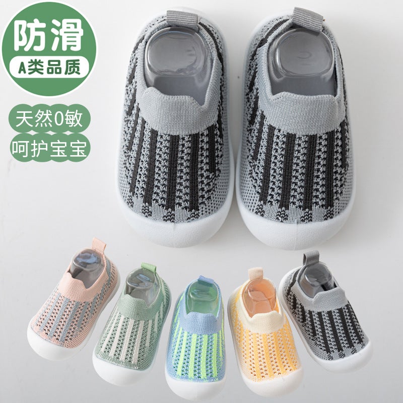 Factory Direct Sales Spring and Summer Thin Baby Toddler Shoes Non-Slip Soft Sole Breathable Mesh Shoes Boys and Girls Shoes - Image 4