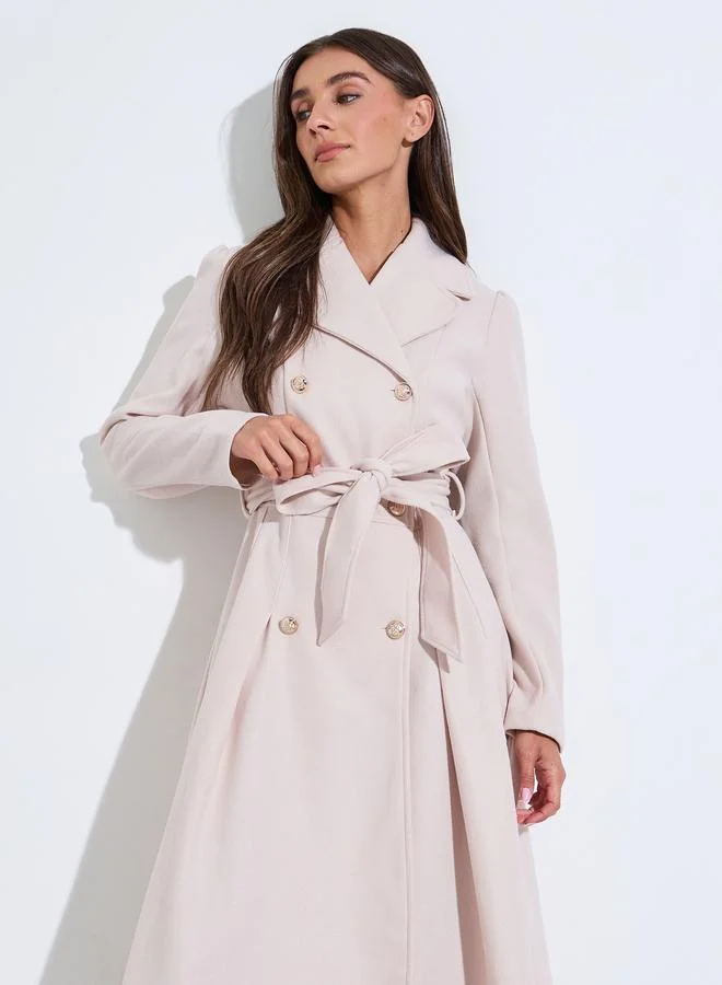 Styli  Buttoned Long Sleeves Blazer Midi Dress for Women | Best Price UAE