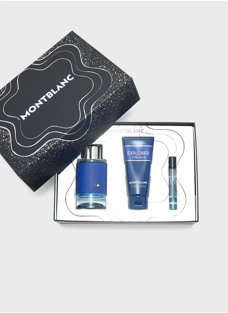 MONTBLANC Explorer Ultra Blue Eau De Parfum Trio Set
