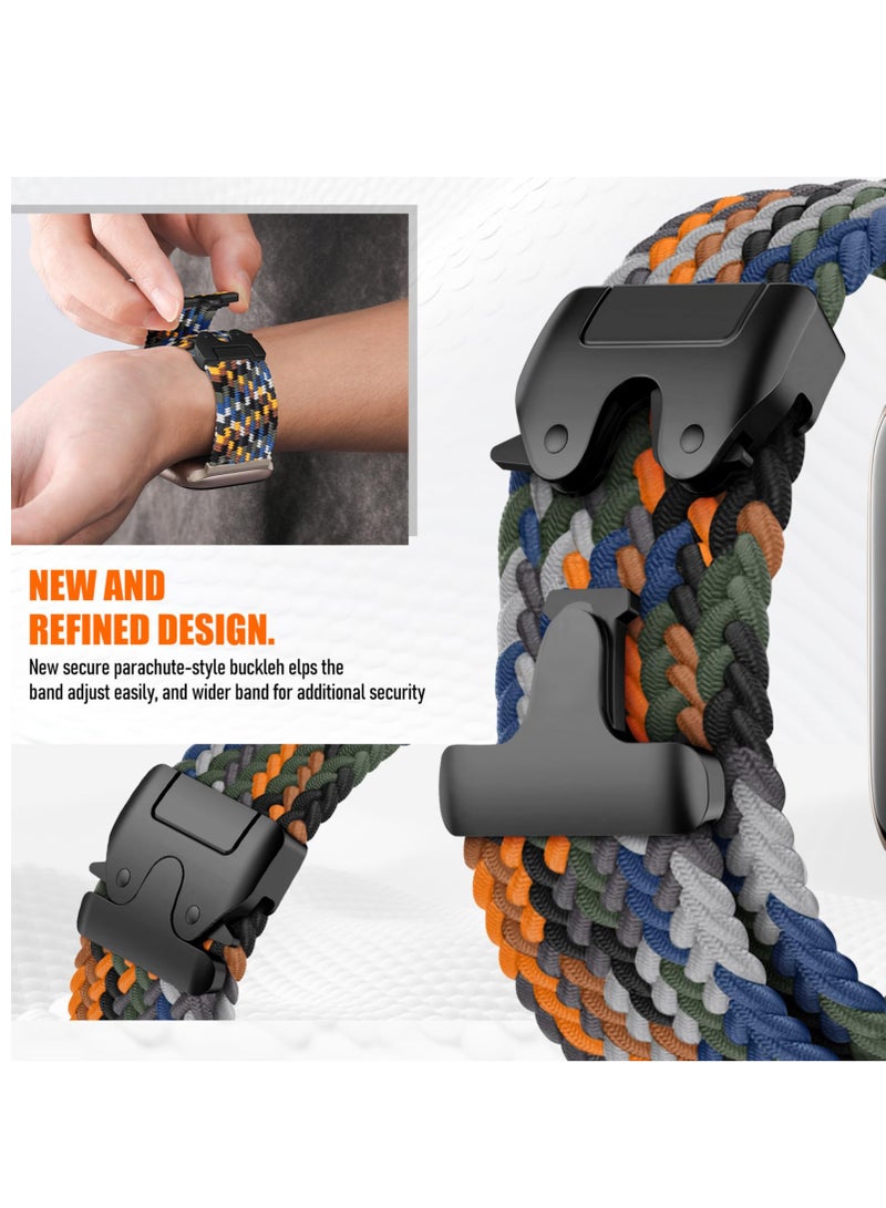 SZOXST Compatible for Apple Watch Band 49mm 46mm 45mm 44mm 42mm Elastic Nylon Braided Secure & Comfortable Stretchy Strap for Women Men,Parachute Buckle Bands for iWatch Ultra 3/2/1 Series 11 10 9 8 7 6 5 4 3 SE Cowboys - Image 2