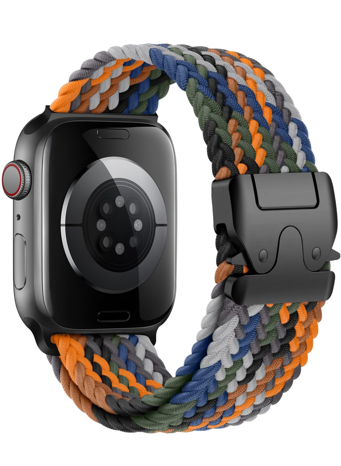SZOXST Compatible for Apple Watch Band 49mm 46mm 45mm 44mm 42mm Elastic Nylon Braided Secure & Comfortable Stretchy Strap for Women Men,Parachute Buckle Bands for iWatch Ultra 3/2/1 Series 11 10 9 8 7 6 5 4 3 SE Cowboys