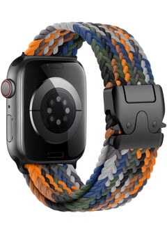 SZOXST Compatible for Apple Watch Band 49mm 46mm 45mm 44mm 42mm Elastic Nylon Braided Secure & Comfortable Stretchy Strap for Women Men,Parachute Buckle Bands for iWatch Ultra 2/1 Series 10 9 8 7 6 5 4 3 SE Cowboys  - Image 1