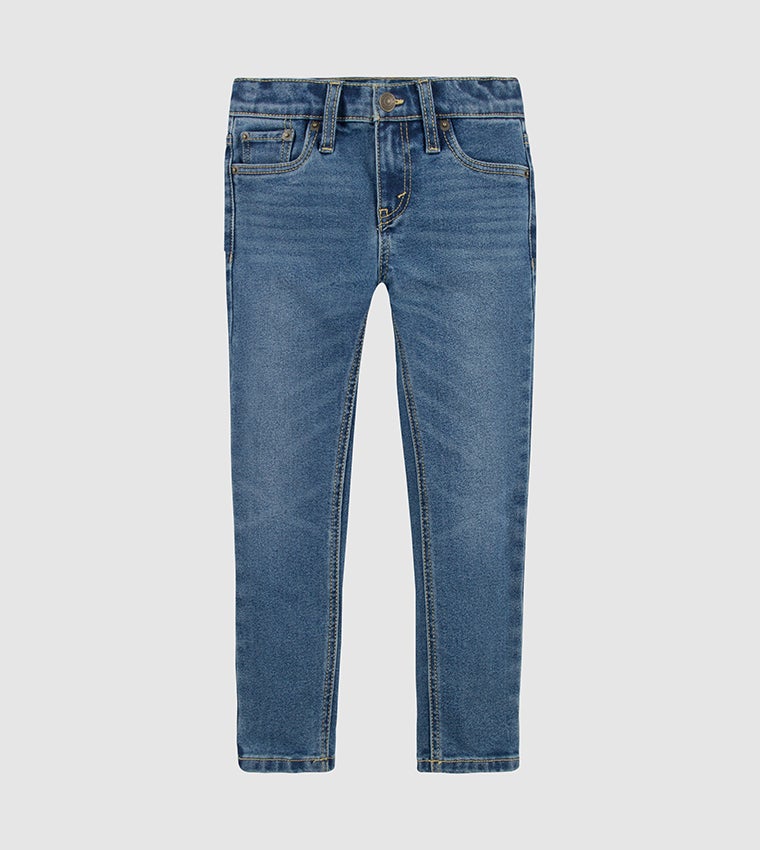 ليفايز جينز بقصة مستقيمة نحيفة بخصر متوسط