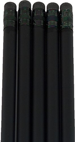 Graphite Ultra Premium Matte Black Pencil (Black Wood Matte Black with Black Eraser)(#2HB Lead) (Matte Black)(Bag of 36) - Image 3