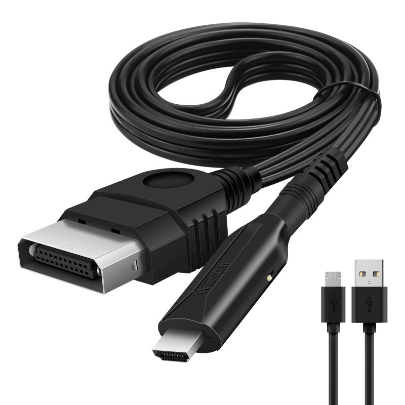 Wiistar Original Xbox to HDMI Converter 1m/3.2ft HD Link Cable for Original Version Video Audio Converter Adapter for Xbox Console - Image 1
