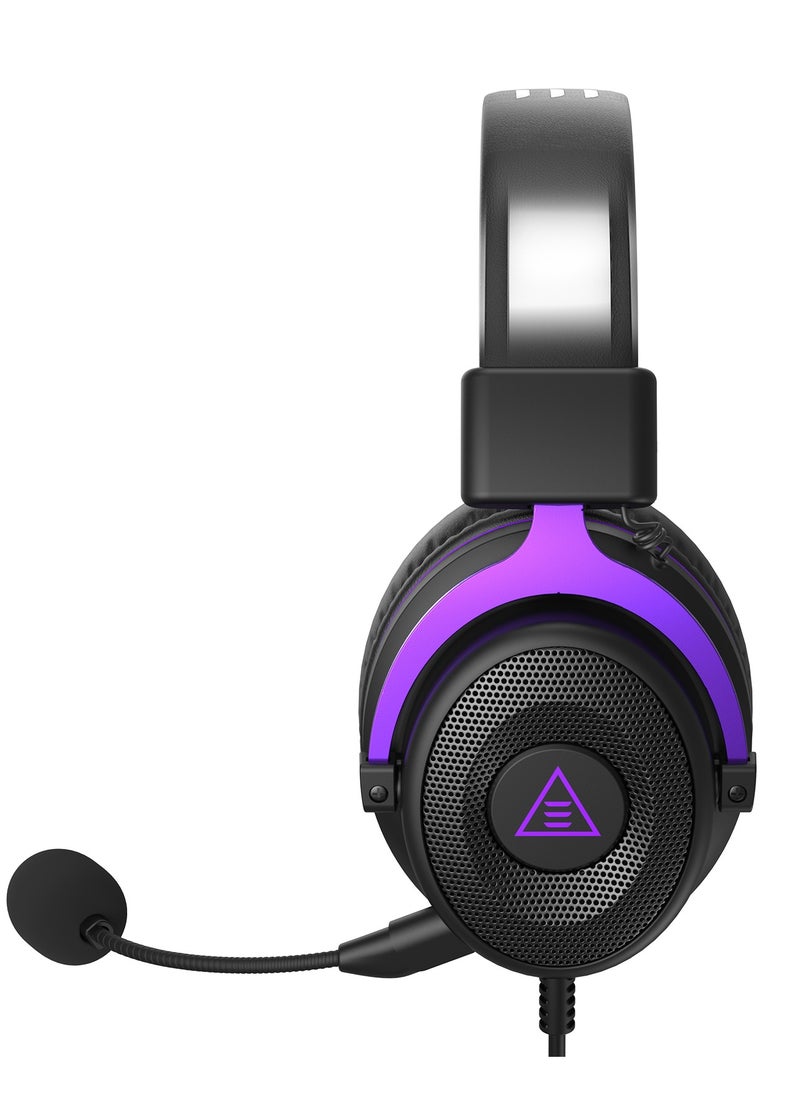 EKSA E900 Headset with Microphone for PC, PS4,PS5, Xbox - Detachable Noise Canceling Mic, 3D Surround Sound, Wired Headphone for Gaming, Computer, Laptop, 3.5MM Jack