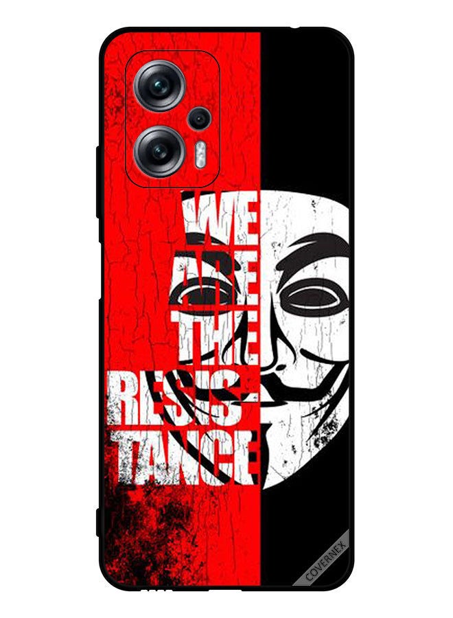 Covernex Protective Case Cover For Xiaomi Redmi Note 11T Pro We Are The Resistance - Image 1