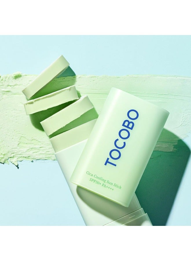 Tocobo Cica Cooling Sun Stick SPF50+ PA++++，Fermented Cica Complex, Cooling Sun Stick, Reduces Skin Temperature, Quick Soothing, Lightweight and Moisturizing Sun Stick （18g） - Image 3