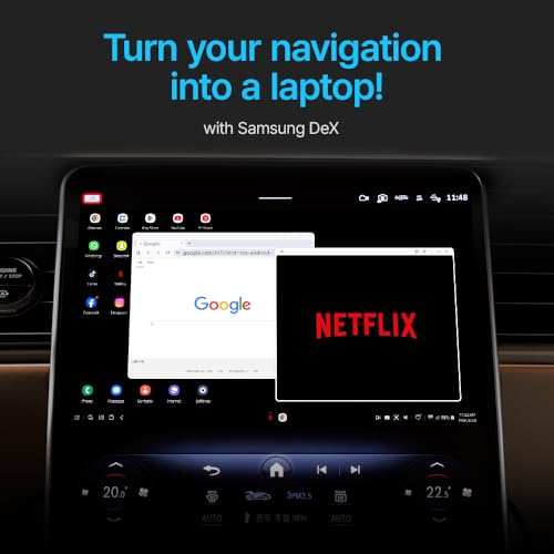 M Mayton AutoPro X Android Auto Wireless Adapter Samsung DeX Box - Wireless Android Auto Adapter YouTube, ESPN, Netflix in Car Streaming Device - Use Every Google Play Store App from Your Galaxy Phone - Image 2