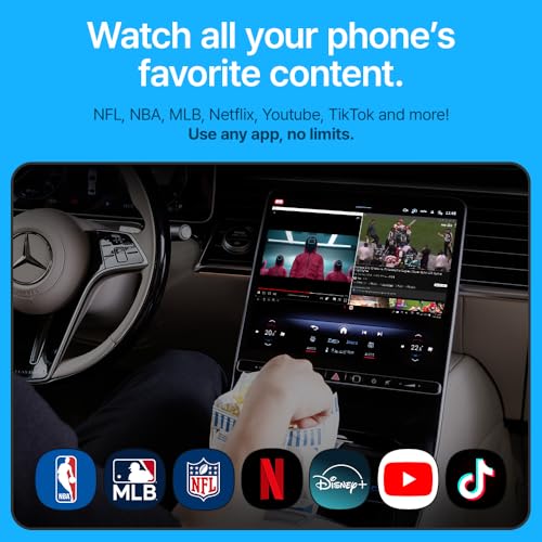 M Mayton AutoPro X Android Auto Wireless Adapter Samsung DeX Box - Wireless Android Auto Adapter YouTube, ESPN, Netflix in Car Streaming Device - Use Every Google Play Store App from Your Galaxy Phone - Image 3