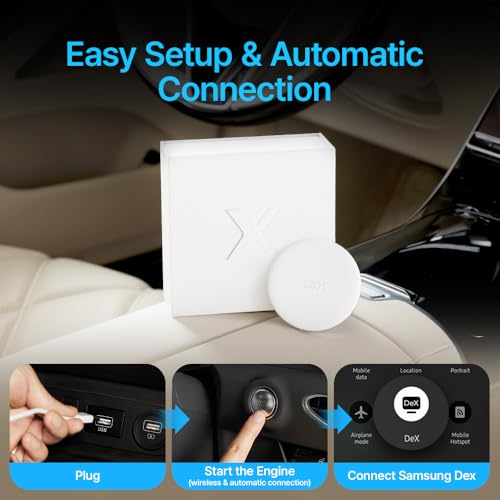 M Mayton AutoPro X Android Auto Wireless Adapter Samsung DeX Box - Wireless Android Auto Adapter YouTube, ESPN, Netflix in Car Streaming Device - Use Every Google Play Store App from Your Galaxy Phone - Image 4