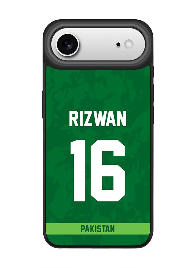 Stylizedd iPhone Air Case, [Compatible with MagSafe] Slim Magnetic cover Phone Case iPhone Air -Pakistan Mohammad Rizwan, Jersey No 16 - Image 1