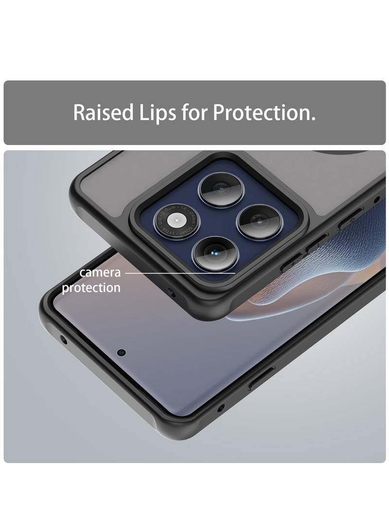 Fankalo Magnetic Matte Texture Phone Case for Motorola Edge 60 Pro 5G Semi Transparent Frosted Shockproof Case Oil Repellent and Waterproof Phone Cover - Image 5