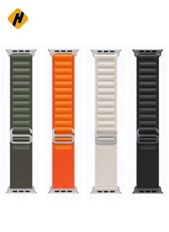 4 Pack Replacement Apple Watch Ultra Alpine Loop Bands with Titanium G-Hook – Sweat & Water Resistant, Compatible with 49/45/44/42mm for All Series