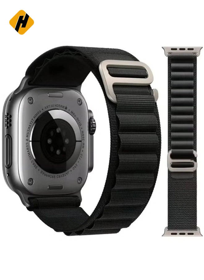 HuHa - 4 Pack Replacement Apple Watch Ultra Alpine Loop Bands with Titanium G-Hook – Sweat & Water Resistant, Compatible with 49/45/44/42mm for All Series - Image 1