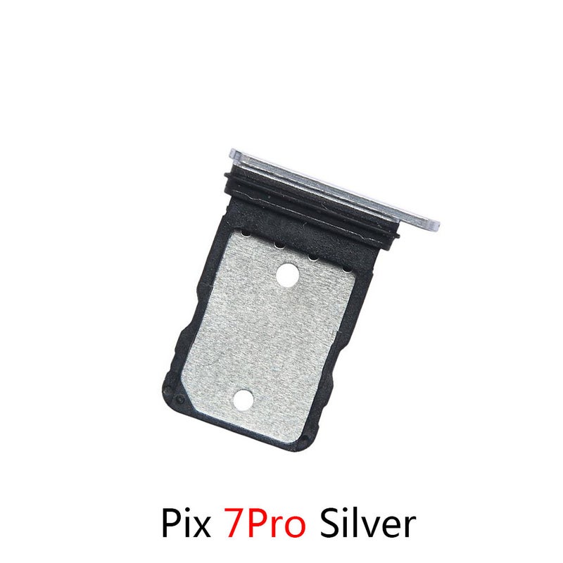 Google Pixel SIM Card Slot Holder for 4 5 6 7 Series 7Pro silver 