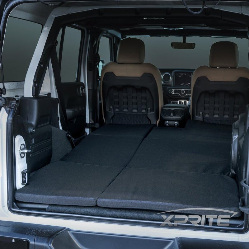 Xprite Black Mattress Sleeping Camping Bed Pad for 2018-2021 Jeep Wrangler JL - Image 2