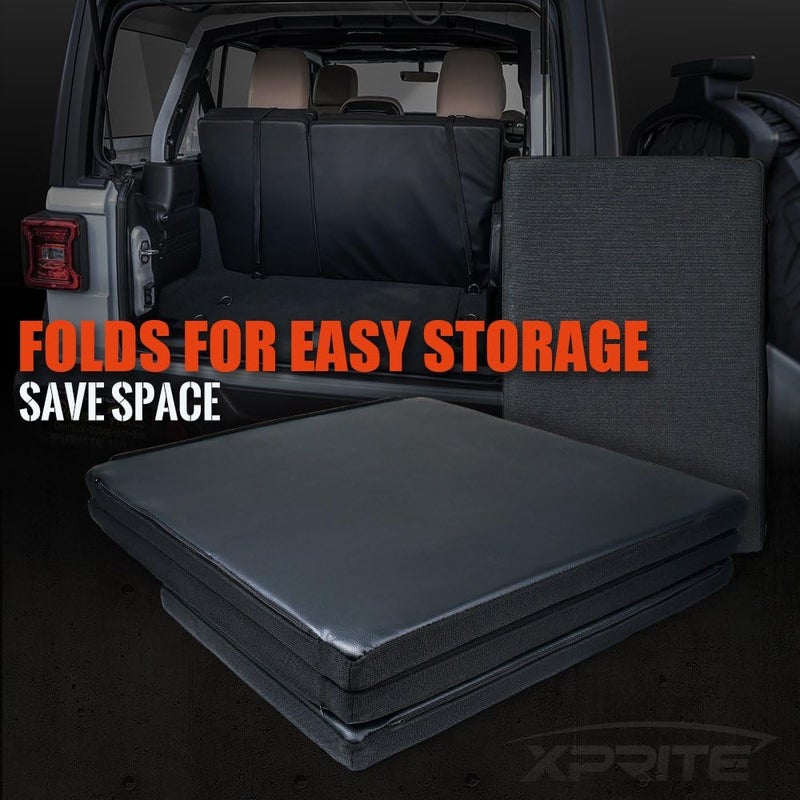 Xprite Black Mattress Sleeping Camping Bed Pad for 2018-2021 Jeep Wrangler JL - Image 5
