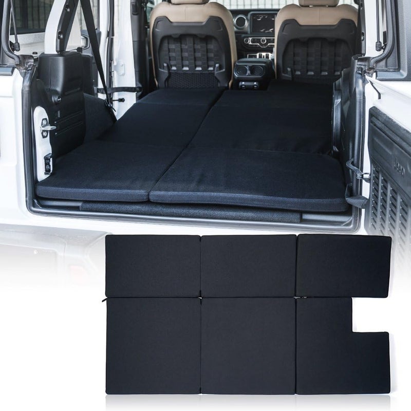 Xprite Black Mattress Sleeping Camping Bed Pad for 2018-2021 Jeep Wrangler JL - Image 1