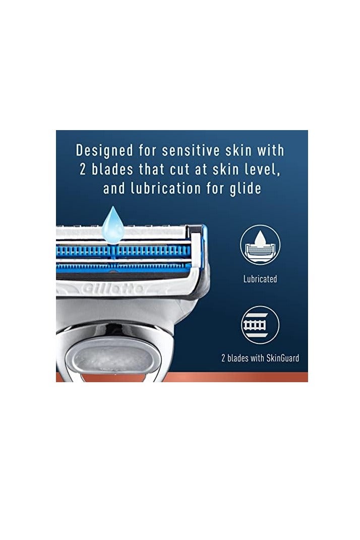 أعادة التعبئة شفرات حلاقة الرقبة للرجال عبوة من 3 قطع - Image 2