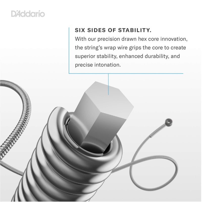 D'Addario Electric Bass Guitar Strings, XL Nickel, EXL170, Regular Light Gauge 45-100, 4-String Set, Pack of 1 - Image 4