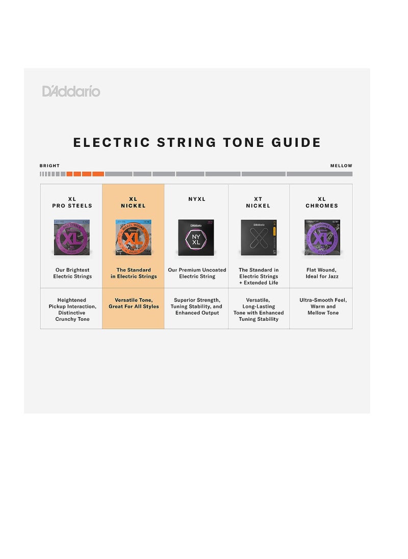 D'Addario D'Addario XL nickel bass strings EXL170 45-100 regular light for 4 string bass guitars perfect intonation and feel  - Image 3