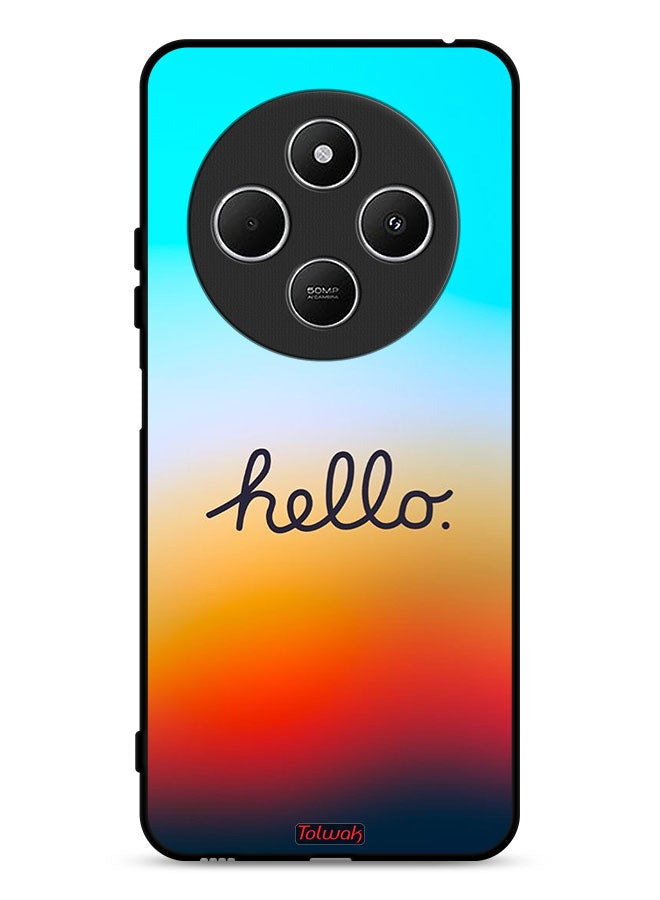 Tolwak Xiaomi Redmi 14R 5G Protective Case Cover Hello - Image 1