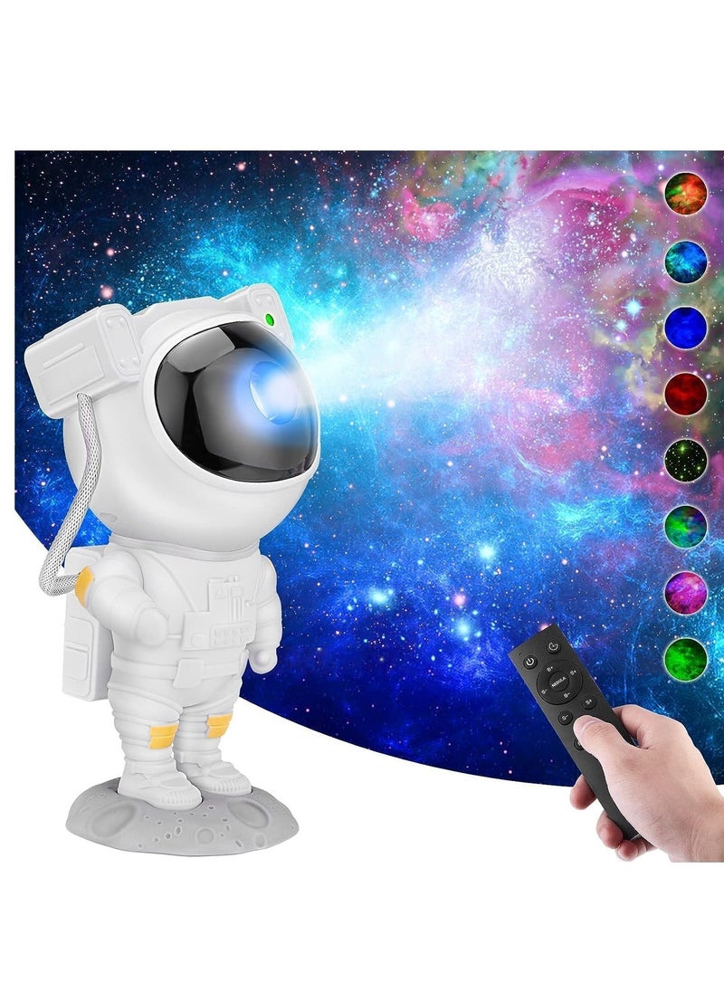 ELTRAZONE Star Projector Night Lights,Kids Room Decor Aesthetic,Tiktok Astronaut Nebula Galaxy Projector Night Light,Remote Control Timing and 360°Magnetic Head,Lights for Bedroom,(Gaming Room Deco) - Image 1