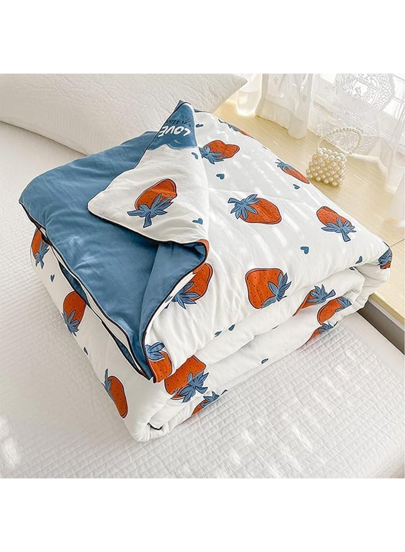 LIMOS Jersey Cotton Quilted Toddler Blanket Soft Lightweight Baby Quilt for Boys & Girls Breathable Machine Washable Cozy Crib Blanket - Image 3
