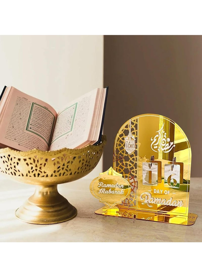 VUCATIN Ramadan Decorations for Home Ramadan Advent Calendar Countdown Calendars Eid Ramadan Calendar Ramadan Gift Ramadan Advent Calendar Decorations for Home  - Image 3