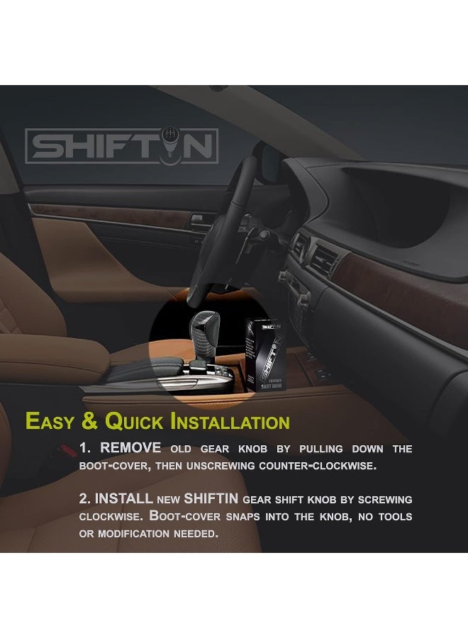 SHIFTIN Gear Shift Knob Shifter for Lexus ES GS GX is NX RC RX 200t 300 350 3450h 450hL 350L - Image 4