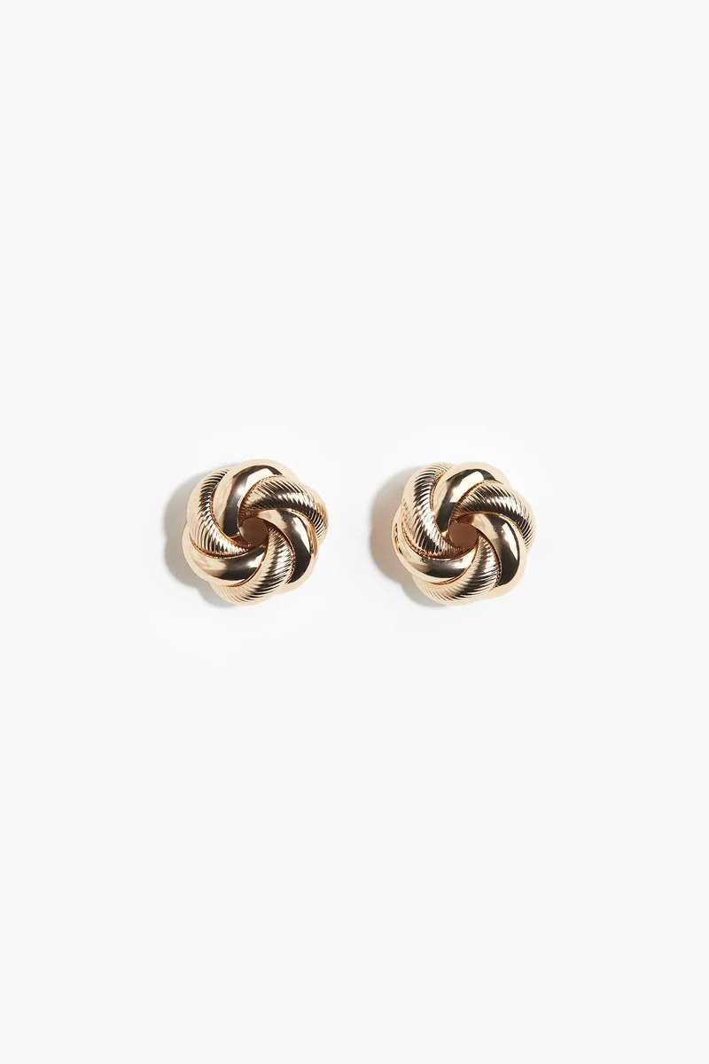 H&M Twisted stud earrings