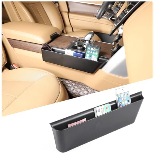 Heutamo Gear Shift Organizer Tray Compatible with Land Rover Range Rover Vogue Accessories 2023 2024,Center Console Shifter Side Tray Storage Box Interior Accessories (Passenger Side) - Image 1