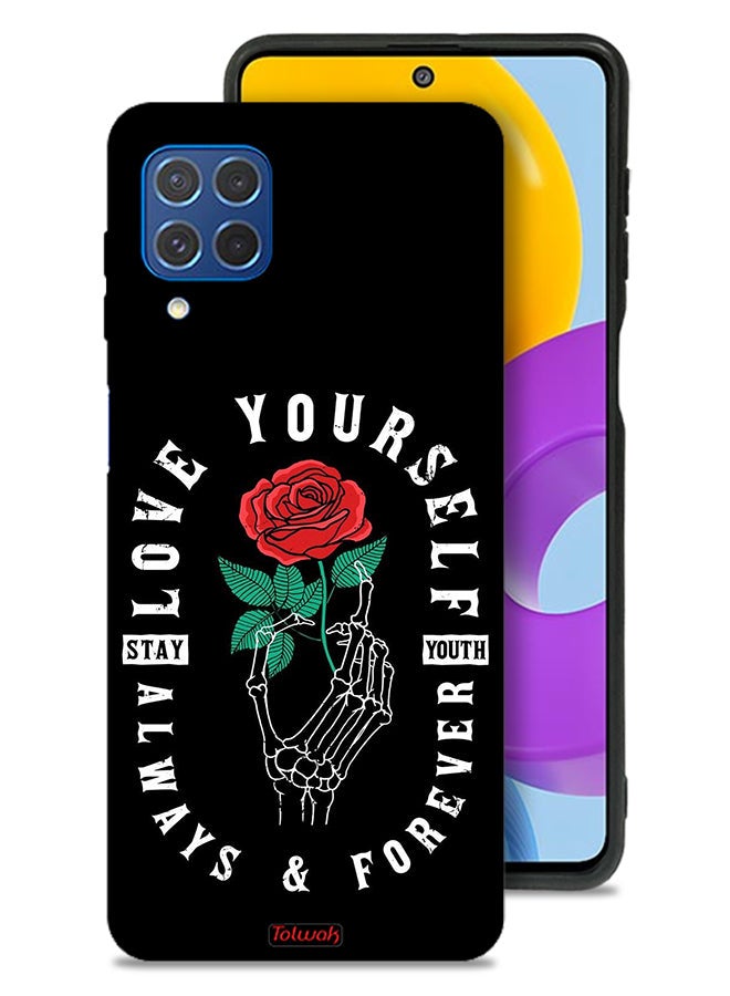 Tolwak Samsung Galaxy F62 Protective Case Cover Love Yourself Always - Image 1