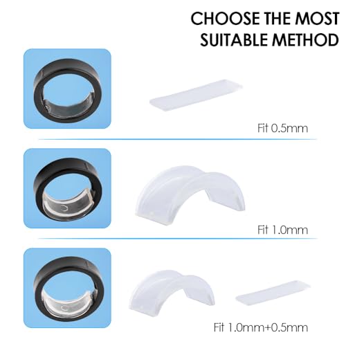 KONAFEI Ring Size Adjuster for Oura Ring Gen3 Horizon/Heritage, Invisible Ring Sizer Fit for Smart Ring Accessories - Image 2