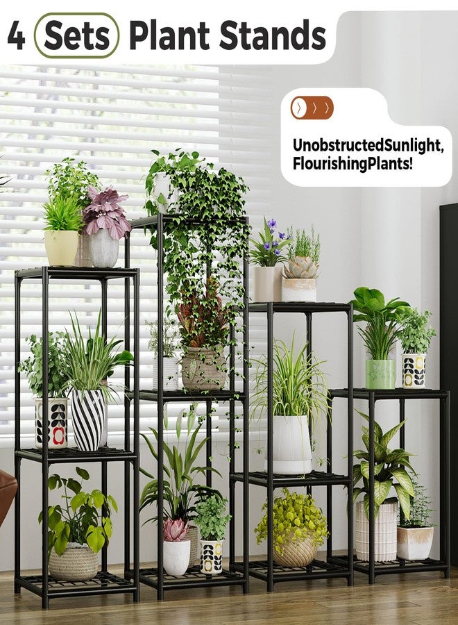 Bamworld Metal Plant Stand 06A，Black - Image 5