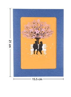 Y&D 3D Card, Pop Up Greeting Card Cherry Blossom Wedding Anniversary Birthday for Lover Wife Husband Girlfriend Mother Bride and Groom  - Image 4