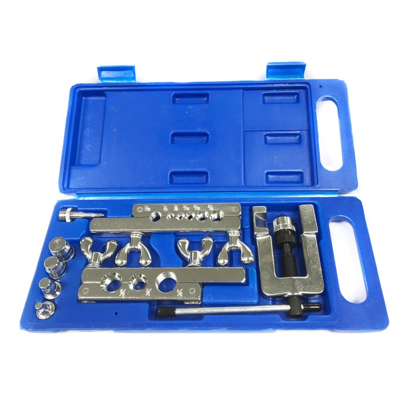Portable HVAC Flaring and Swaging Tool Kit OD Soft Refrigeration Copper Tubing - Image 1