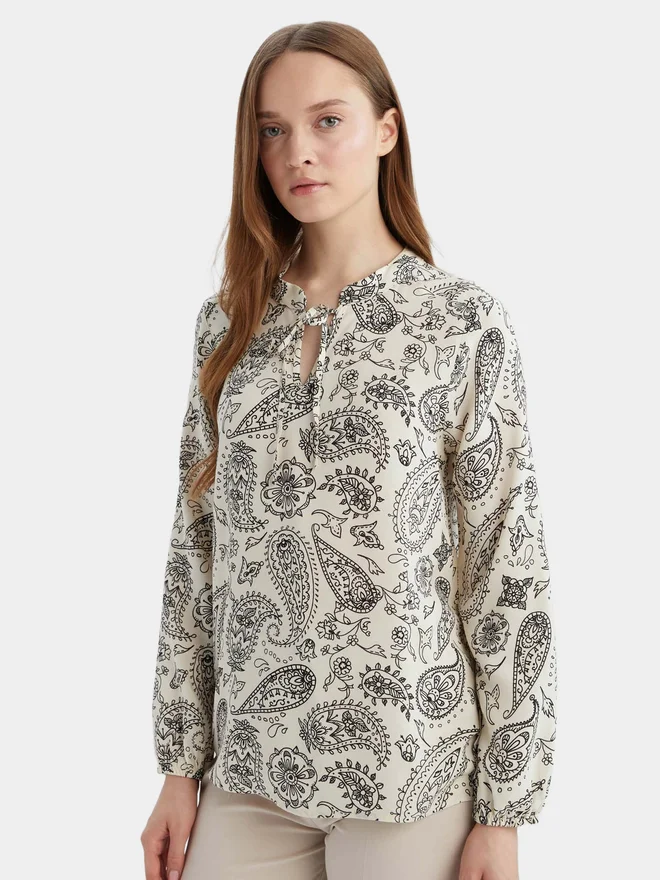DeFacto DeFacto Women Black Printed Blouse