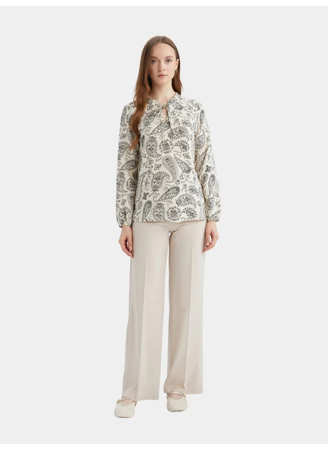 DeFacto DeFacto Women Black Printed Blouse
