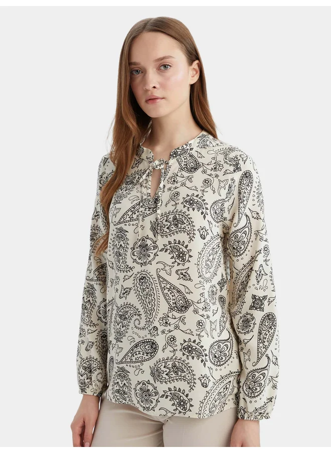 DeFacto DeFacto Women Black Printed Blouse