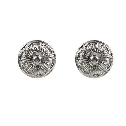 Geesatis 16 Pcs Jewelry Box Knobs Drawer Knobs Wooden Box Handles Mini Single Hole Knobs, Silver - Image 5
