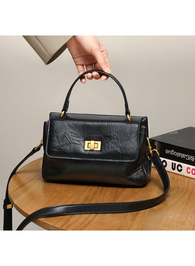 Viney Leather Handbag, Women's Brand Crossbody Shoulder Bag, Light Luxury Tote Bag, Birthday Gift For Girlfriend, Qixi Festival And Valentine's Day Present - Image 1