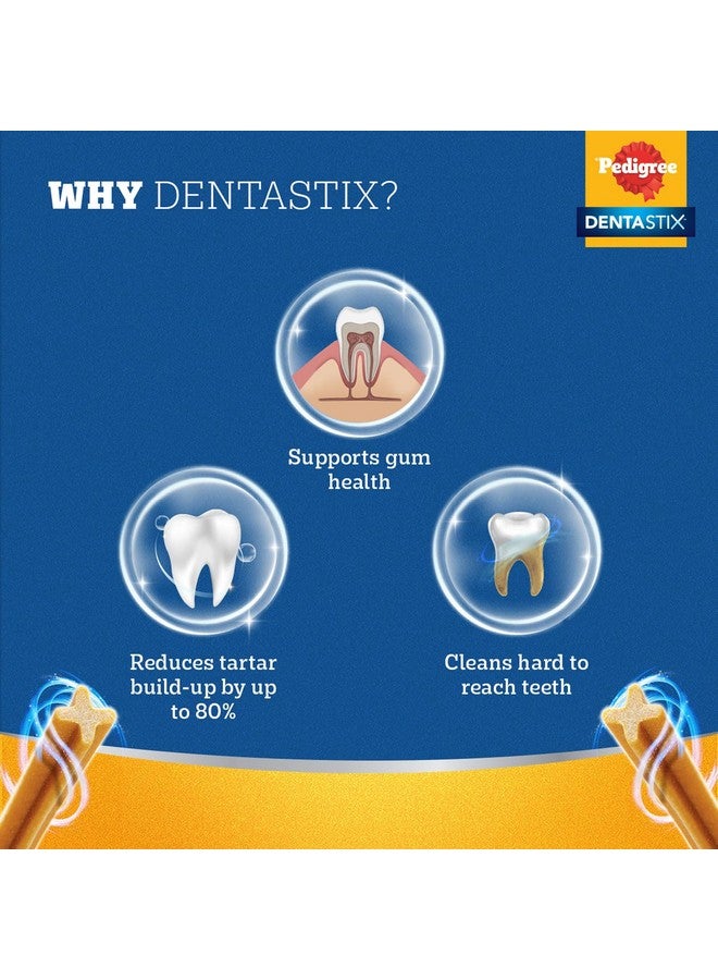 Pedigree Dentastix Oral Care Dog Treat Stick, Adult Small Breed (5-10 Kg), 7.04 Kg (Pack Of 16), Recommended By Vets, Supports Gum Health, Reduces Risk Of Gum Diseases - Image 4