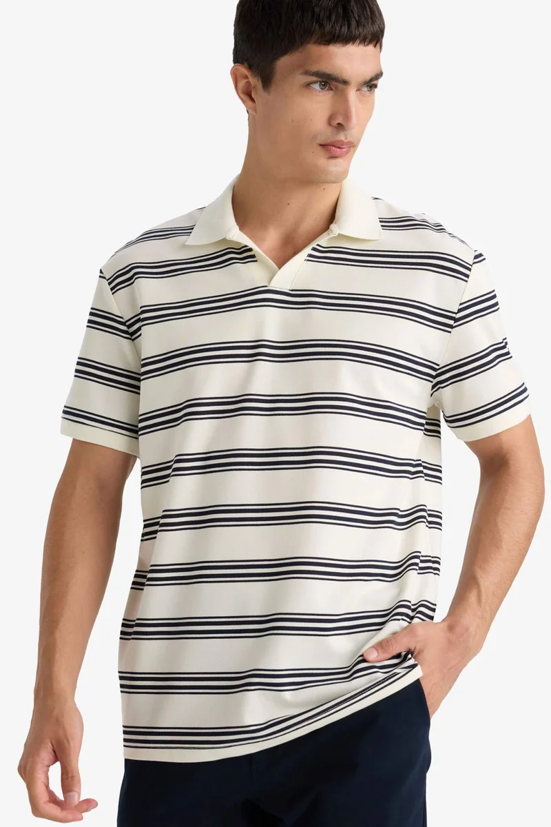 Defacto Pique Short Sleeve Polo Shirt
