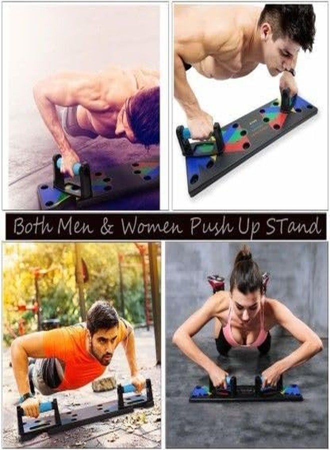 Owlix NSPA80_Foldable Push Up Board Body Exercise Home Gym Training Body Fitness Multi-Training Bar (Black) - Image 4