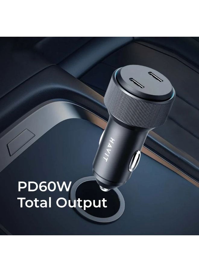 havit Havit CC2014 Car Dual USB total 60 w  Charger  - Image 5