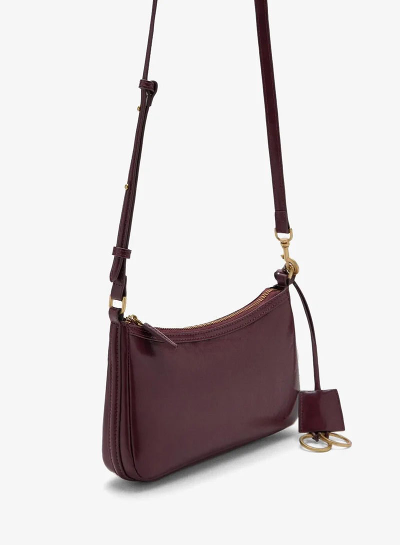 MANGO Crossbody bag with charms and rings