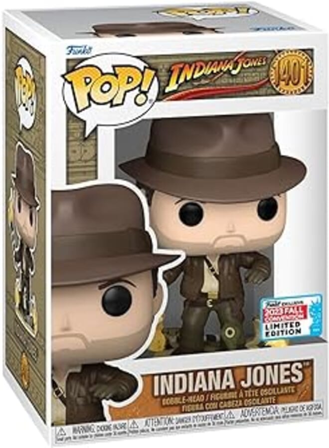 Funko Indian Jones - #1401- Funko Pop! - NYCC 2023 Stickered Convention Exclusive